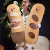 Long Snuggly Funny Baguette Bread Plushies -Kawaii Store kawaiies plushies plush softtoy long snuggly funny baguette bread plushies soft toy 349274