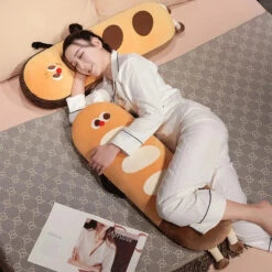 Long Snuggly Funny Baguette Bread Plushies -Kawaii Store kawaiies plushies plush softtoy long snuggly funny baguette bread plushies soft toy 431858