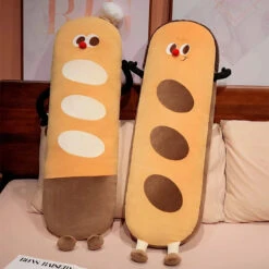 Long Snuggly Funny Baguette Bread Plushies -Kawaii Store kawaiies plushies plush softtoy long snuggly funny baguette bread plushies soft toy 675775