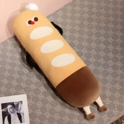 Long Snuggly Funny Baguette Bread Plushies -Kawaii Store kawaiies plushies plush softtoy long snuggly funny baguette bread plushies soft toy light 90cm 493240