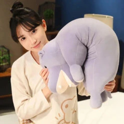 Long Snuggly Hippo Plushies -Kawaii Store kawaiies plushies plush softtoy long snuggly hippo plushies soft toy 569161