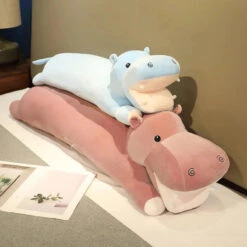 Long Snuggly Hippo Plushies -Kawaii Store kawaiies plushies plush softtoy long snuggly hippo plushies soft toy 767220