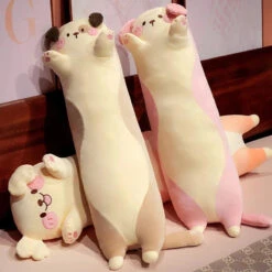 Long Snuggly Kawaii Dog Plushies