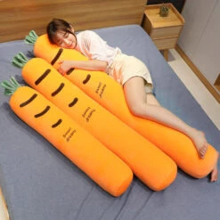 Long Snuggly Kawaii Fruit Plushie Collection -Kawaii Store kawaiies plushies plush softtoy long snuggly kawaii fruit plushie collection new soft toy carrot 62in 160cm 563317