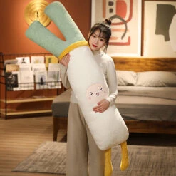 Long Snuggly Kawaii Vegetable Plushies -Kawaii Store kawaiies plushies plush softtoy long snuggly kawaii vegetable plushies soft toy 55in 140cm onion 248168