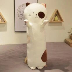 Long Snuggly Kitty Buddies -Kawaii Store kawaiies plushies plush softtoy long snuggly kitty buddies soft toy 23in 60cm white 806417
