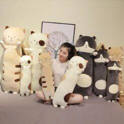 Long Snuggly Kitty Buddies -Kawaii Store kawaiies plushies plush softtoy long snuggly kitty buddies soft toy 250167