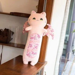 Long Snuggly Luna & Solis Sakura Cat Plushies -Kawaii Store kawaiies plushies plush softtoy long snuggly luna solis sakura cat plushies soft toy pink 43in 110cm 426103