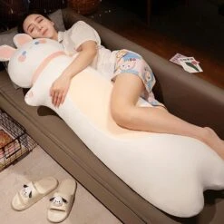 Long Snuggly Monkey Dog Deer Bunny Cat Buddy Plushies -Kawaii Store kawaiies plushies plush softtoy long snuggly monkey dog deer bunny cat buddy plushies soft toy 277454