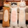 Long Snuggly Monkey Dog Deer Bunny Cat Buddy Plushies -Kawaii Store kawaiies plushies plush softtoy long snuggly monkey dog deer bunny cat buddy plushies soft toy 428726