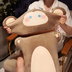 Long Snuggly Monkey Dog Deer Bunny Cat Buddy Plushies -Kawaii Store kawaiies plushies plush softtoy long snuggly monkey dog deer bunny cat buddy plushies soft toy 759864