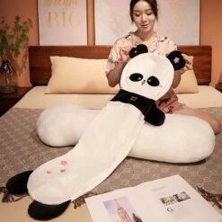 Long Snuggly Panda Plushies -Kawaii Store kawaiies plushies plush softtoy long snuggly panda plushies soft toy 182570