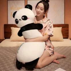 Long Snuggly Panda Plushies -Kawaii Store kawaiies plushies plush softtoy long snuggly panda plushies soft toy 837122
