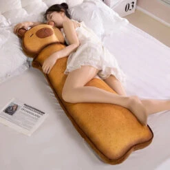 Long Snuggly Toasted Cat Plushies -Kawaii Store kawaiies plushies plush softtoy long snuggly toasted cat plushies soft toy 409389