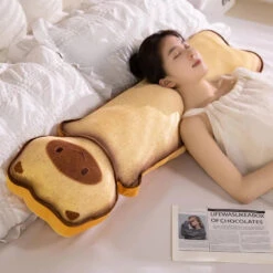 Long Snuggly Toasted Cat Plushies -Kawaii Store kawaiies plushies plush softtoy long snuggly toasted cat plushies soft toy 666415