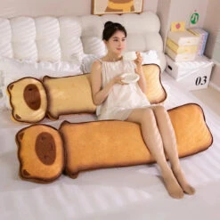 Long Snuggly Toasted Cat Plushies -Kawaii Store kawaiies plushies plush softtoy long snuggly toasted cat plushies soft toy 901159