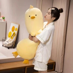 Long Snuggly Yellow Duck Plushie -Kawaii Store kawaiies plushies plush softtoy long snuggly yellow duck plushie soft toy 699320