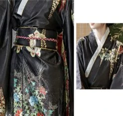 Apparel Long Traditional Japanese-themed Beautiful Floral Women's Kimono 29 Apparel Long Traditional Japanese-themed Beautiful Floral Women's Kimono -Kawaii Store kawaiies plushies plush softtoy long traditional japanese themed beautiful floral womens kimono kimono 503466