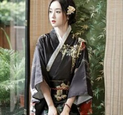Apparel Long Traditional Japanese-themed Beautiful Floral Women's Kimono 23 Apparel Long Traditional Japanese-themed Beautiful Floral Women's Kimono -Kawaii Store kawaiies plushies plush softtoy long traditional japanese themed beautiful floral womens kimono kimono 976291