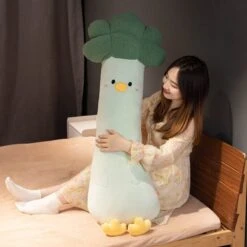 Long Vegetable Duck Family Plush Collection -Kawaii Store kawaiies plushies plush softtoy long vegetable duck family plush collection new soft toy 745283