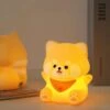 Lovely Red Panda LED Night Light -Kawaii Store kawaiies plushies plush softtoy lovely red panda led night light home decor 181598