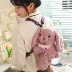 Apparel Lovely Teddy Animals Plush Bag -Kawaii Store kawaiies plushies plush softtoy lovely teddy animals plush bag bags 331591