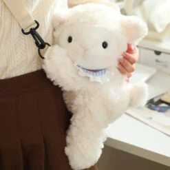 Apparel Lovely Teddy Animals Plush Bag -Kawaii Store kawaiies plushies plush softtoy lovely teddy animals plush bag bags lamb 442192