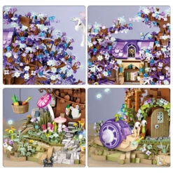 Fantasy Magical Tree House Nano Building Set 13 Fantasy Magical Tree House Nano Building Set -Kawaii Store kawaiies plushies plush softtoy loz 1065 architecture build it 295842