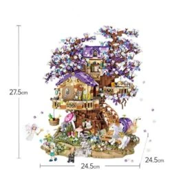 Fantasy Magical Tree House Nano Building Set 15 Fantasy Magical Tree House Nano Building Set -Kawaii Store kawaiies plushies plush softtoy loz 1065 architecture build it 869404