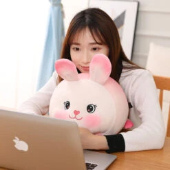 Lucky Strawberry Bunny Plushies -Kawaii Store kawaiies plushies plush softtoy lucky strawberry bunny plushies new soft toy 404107