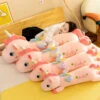 Lucky The Long Pink Unicorn Plushie 2 Lucky The Long Pink Unicorn Plushie -Kawaii Store kawaiies plushies plush softtoy lucky the long pink unicorn plushie new soft toy 154166