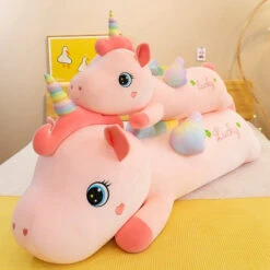 Lucky The Long Pink Unicorn Plushie -Kawaii Store kawaiies plushies plush softtoy lucky the long pink unicorn plushie new soft toy 827433