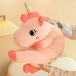 Lucky The Long Pink Unicorn Plushie -Kawaii Store kawaiies plushies plush softtoy lucky the long pink unicorn plushie new soft toy 970515