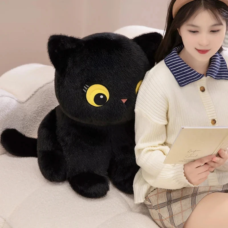 Luna & Misty The Fluffy Sitting Cat Plushies 11 Luna & Misty The Fluffy Sitting Cat Plushies - Image 9