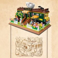 Macchiato Orient Express Micro Building Blocks -Kawaii Store kawaiies plushies plush softtoy macchiato orient express micro building blocks build it 261517