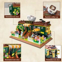 Macchiato Orient Express Micro Building Blocks -Kawaii Store kawaiies plushies plush softtoy macchiato orient express micro building blocks build it 814516