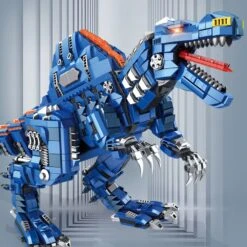 Majestic Blue Spinosaurus Building Sets -Kawaii Store kawaiies plushies plush softtoy majestic blue spinosaurus building sets build it 128078