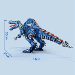 Majestic Blue Spinosaurus Building Sets -Kawaii Store kawaiies plushies plush softtoy majestic blue spinosaurus building sets build it 261692