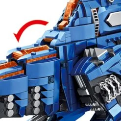 Majestic Blue Spinosaurus Building Sets -Kawaii Store kawaiies plushies plush softtoy majestic blue spinosaurus building sets build it 499126