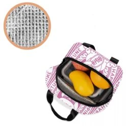 Maneki Neko Lucky Cat Insulated Lunch Bag -Kawaii Store kawaiies plushies plush softtoy maneki neko lucky cat insulated lunch bag bag 132373