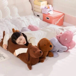 Marley The Long Dachshund Sausage Dog Plushie -Kawaii Store kawaiies plushies plush softtoy marley the long dachshund sausage dog plushie soft toy 512822