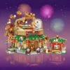 Mei Mei Panda Peking Duck Restaurant Micro Building Blocks With Lights -Kawaii Store kawaiies plushies plush softtoy mei mei panda peking duck restaurant micro building blocks with lights build it 302762