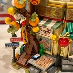 Mei Mei Panda Peking Duck Restaurant Micro Building Blocks With Lights -Kawaii Store kawaiies plushies plush softtoy mei mei panda peking duck restaurant micro building blocks with lights build it 840076