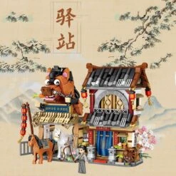 Merchant Store & Horse Stable Micro Building Sets Collection 24 Merchant Store & Horse Stable Micro Building Sets Collection -Kawaii Store kawaiies plushies plush softtoy merchant store horse stable micro building sets collection build it 217279