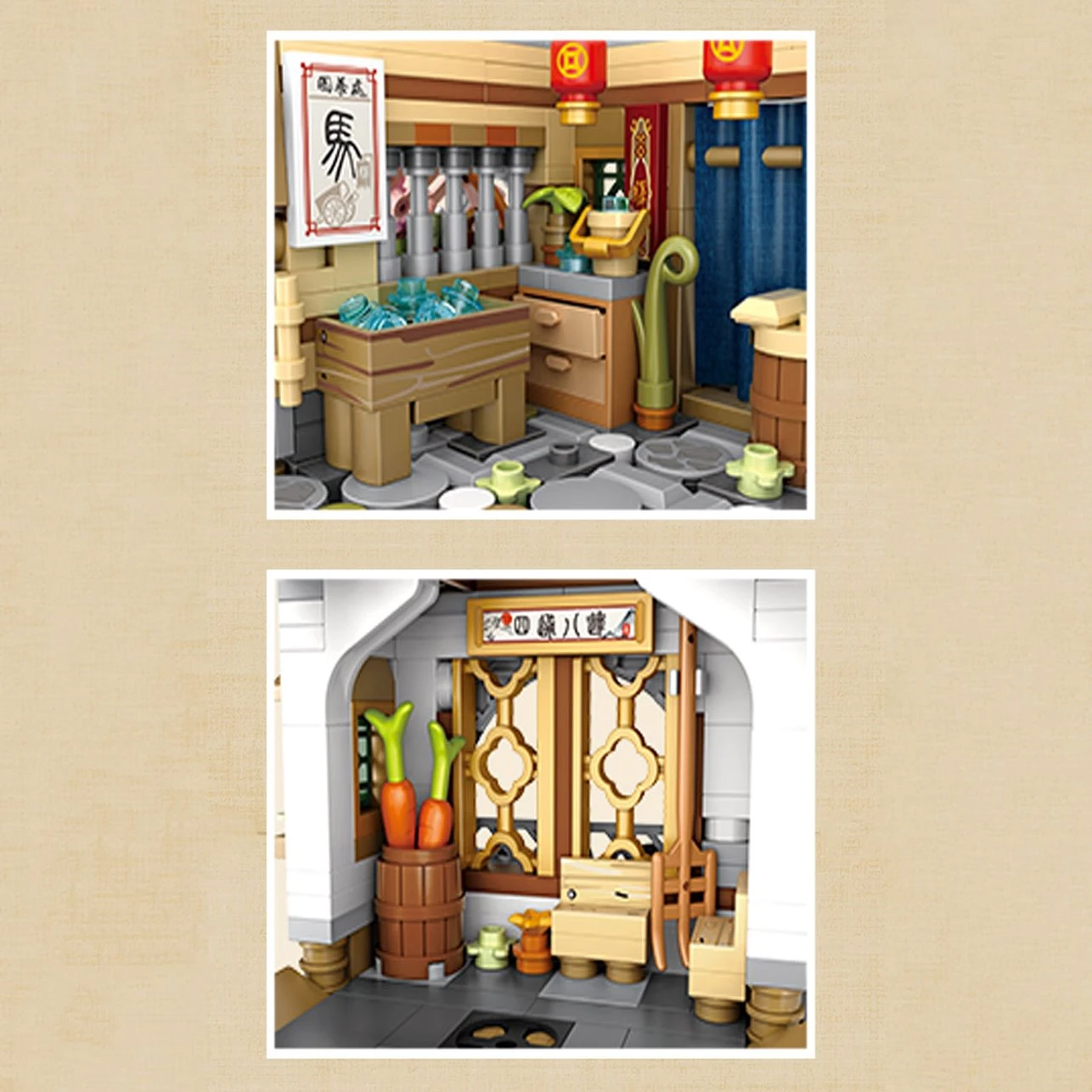 Merchant Store & Horse Stable Micro Building Sets Collection 13 Merchant Store & Horse Stable Micro Building Sets Collection - Image 11