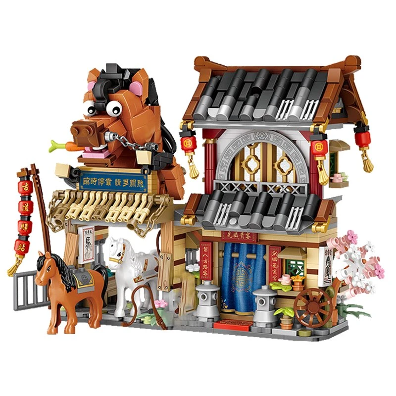 Merchant Store & Horse Stable Micro Building Sets Collection 14 Merchant Store & Horse Stable Micro Building Sets Collection - Image 12