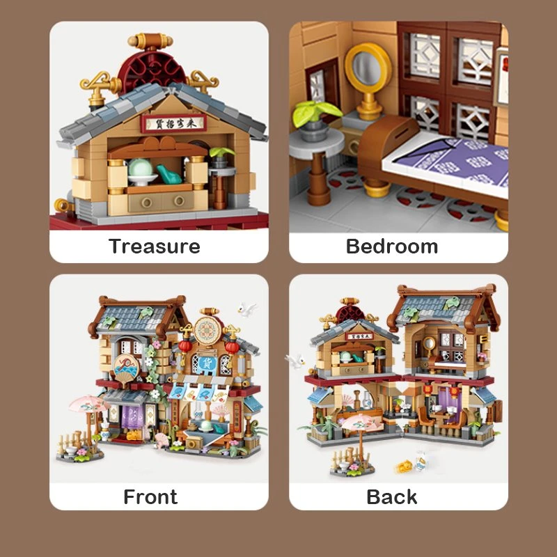Merchant Store & Horse Stable Micro Building Sets Collection 12 Merchant Store & Horse Stable Micro Building Sets Collection - Image 10