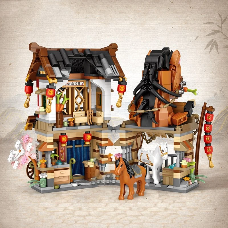 Merchant Store & Horse Stable Micro Building Sets Collection 22 Merchant Store & Horse Stable Micro Building Sets Collection - Image 20