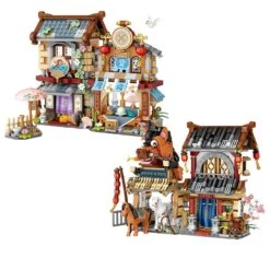 Merchant Store & Horse Stable Micro Building Sets Collection 34 Merchant Store & Horse Stable Micro Building Sets Collection -Kawaii Store kawaiies plushies plush softtoy merchant store horse stable micro building sets collection new build it set of 2 no box 897549