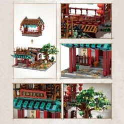 Micro Classic Asia Building Set -Kawaii Store kawaiies plushies plush softtoy micro classic asia building set build it 301656